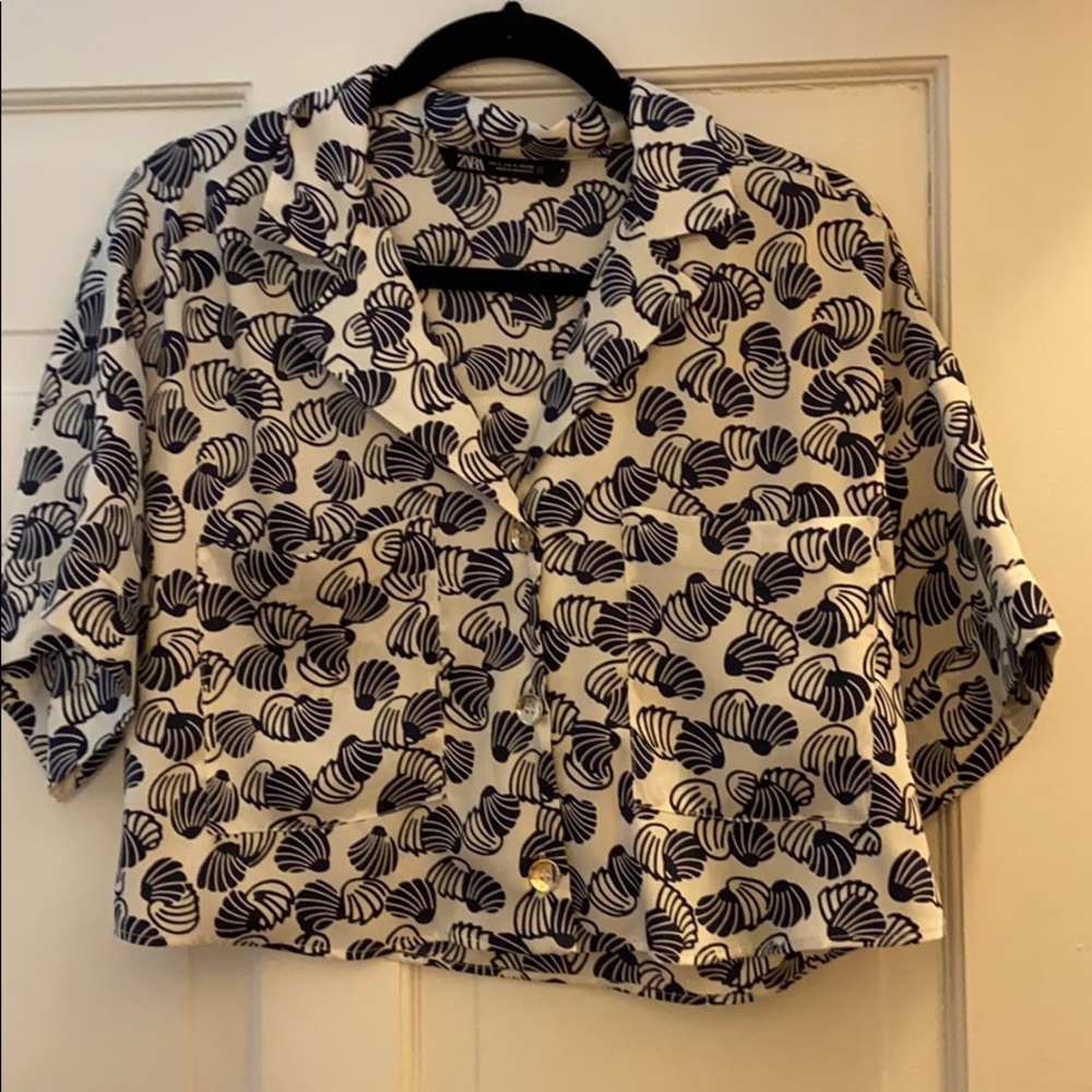 Zara shell top